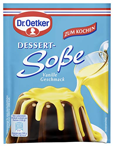 Dr. Oetker Dessert Soße mit Vanille-Geschmack, 3x17g Dr. Oetker Dessert Soße mit Vanille-Geschmack, 3x17g von Dr. Oetker
