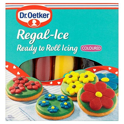 Dr. Oetker Farbige Zuckerguss, 5 x 100 g, 6 Stück Dr. Oetker Farbige Zuckerguss, 5 x 100 g, 6 Stück von Dr. Oetker