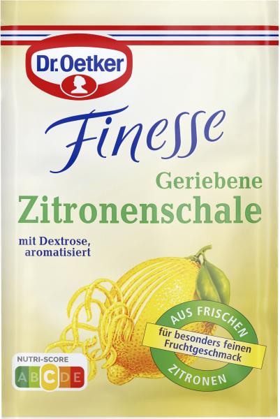 Dr. Oetker Finesse Geriebene Zitronenschale von Dr. Oetker