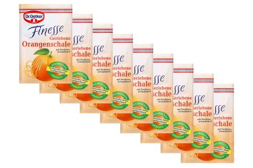 Dr. Oetker Finesse Orangen-Zest zum Backen, 6 g, 9 Stück Dr. Oetker Finesse Orangen-Zest zum Backen, 6 g, 9 Stück von Dr. Oetker