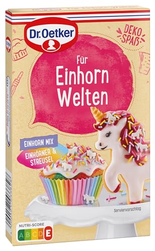 Dr. Oetker Für Einhorn Welten Einhorn Mix 4er Pack, 4 x 60 g Zucker-Dekor-Mix zum farbenfrohen Verzieren von Gebäcken und Desserts für besondere Momente Dr. Oetker Für Einhorn Welten Einhorn Mix 4er Pack, 4 x 60 g Zucker-Dekor-Mix zum farbenfrohen Verzieren von Gebäcken und Desserts für besondere Momente von Dr. Oetker