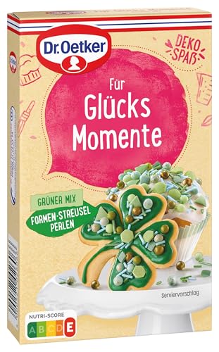 Dr. Oetker Für Glücks Momente Grüner Mix 4er Pack, 4 x 60 g Zucker-Dekor-Mix zum kreativen Verzieren von Gebäcken und Desserts für besondere Momente Dr. Oetker Für Glücks Momente Grüner Mix 4er Pack, 4 x 60 g Zucker-Dekor-Mix zum kreativen Verzieren von Gebäcken und Desserts für besondere Momente von Dr. Oetker