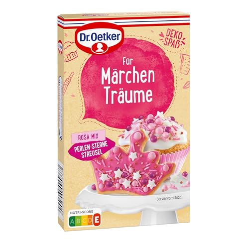 Dr. Oetker Für Märchen Träume Rosa Mix 4er Pack, 4 x 60 g Zucker-Dekor-Mix zum kreativen Verzieren von Gebäcken und Desserts für besondere Momente Dr. Oetker Für Märchen Träume Rosa Mix 4er Pack, 4 x 60 g Zucker-Dekor-Mix zum kreativen Verzieren von Gebäcken und Desserts für besondere Momente von Dr. Oetker