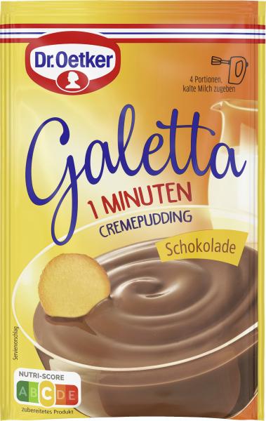 Dr. Oetker Galetta 1 Minuten Cremepudding Schokolade von Dr. Oetker