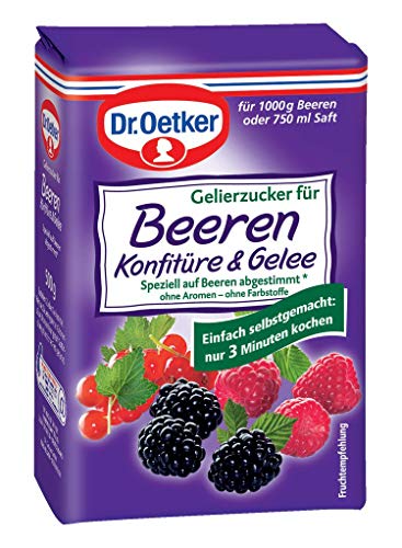 Dr. Oetker Gelierzucker für Beeren Konfitüre & Gelee von Dr. Oetker