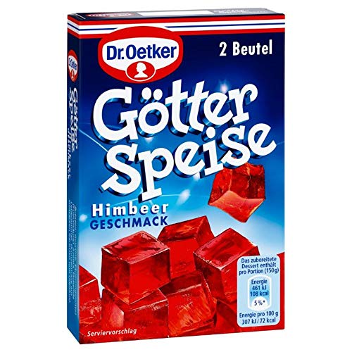 Dr. Oetker Götterspeise Himbeer-Geschmack, 25 g von Dr. Oetker