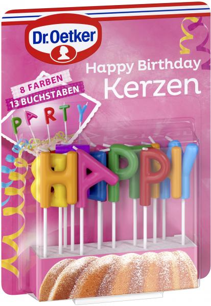 Dr. Oetker Happy Birthday Kerzen von Dr. Oetker