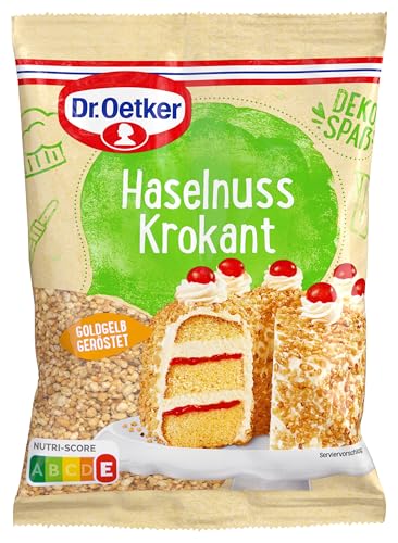 Dr. Oetker Haselnuss Krokant 5er Pack, 5 x 100 g, knackige Kuchendeko mit Haselnuss-Note, Streudekor zum Verzieren und Verfeinern von Eis, Gebäck & Desserts, vegan Dr. Oetker Haselnuss Krokant 5er Pack, 5 x 100 g, knackige Kuchendeko mit Haselnuss-Note, Streudekor zum Verzieren und Verfeinern von Eis, Gebäck & Desserts, vegan von Dr. Oetker