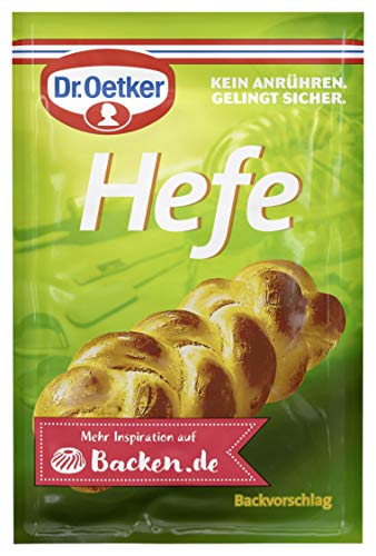 Dr. Oetker Hefe 4 x 7 g – Ein herrlich lockerer Hefeteig entsteht , Trockenhefe, die Teige bis zu 500 g Weizenmehl lockert und sich damit zum Backen von Kuchen und Broten eignet. Dr. Oetker Hefe 4 x 7 g – Ein herrlich lockerer Hefeteig entsteht , Trockenhefe, die Teige bis zu 500 g Weizenmehl lockert und sich damit zum Backen von Kuchen und Broten eignet. von Dr. Oetker