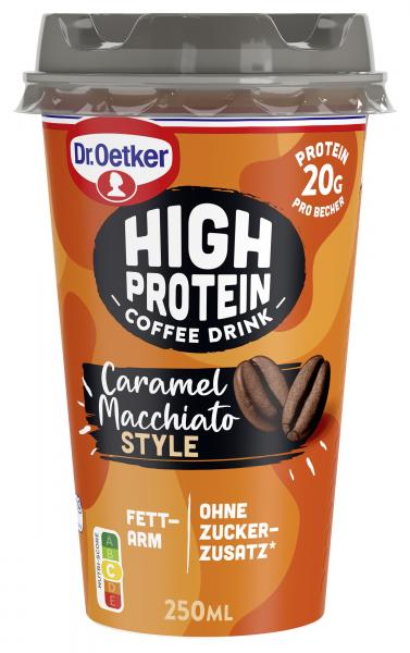 Dr. Oetker High Protein Coffee Drink Caramel Macchiato Style von Dr. Oetker