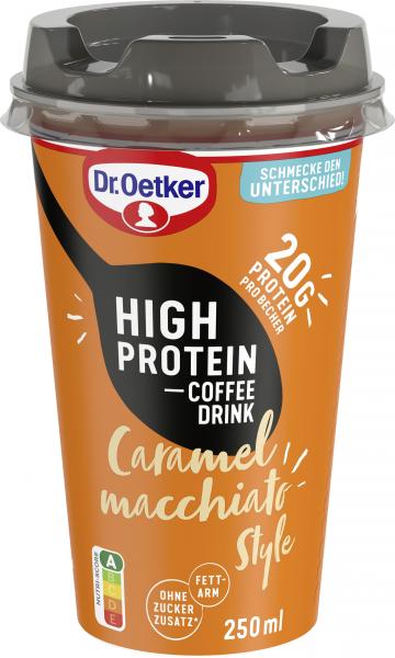 Dr. Oetker High Protein Coffee Drink Caramel Macchiato Style von Dr. Oetker