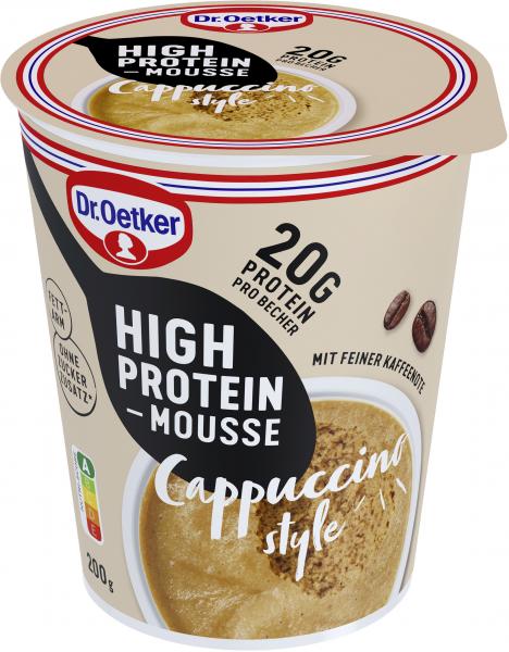 Dr. Oetker High Protein Mousse Cappuccino Style von Dr. Oetker