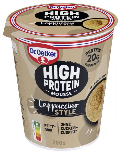 Dr. Oetker High Protein Mousse Cappuccino Style von Dr. Oetker