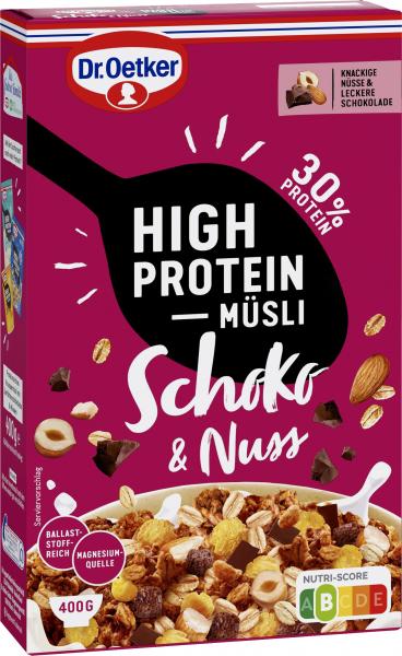 Dr. Oetker High Protein Müsli Schoko & Nuss von Dr. Oetker