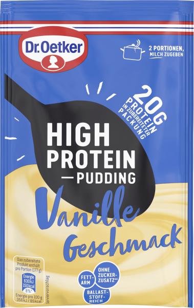 Dr. Oetker High Protein Pudding Vanille von Dr. Oetker