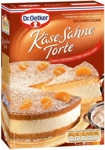 Dr. Oetker Käse-Sahne Torte, 8er Pack (8 x 385 g Packung) von Dr. Oetker