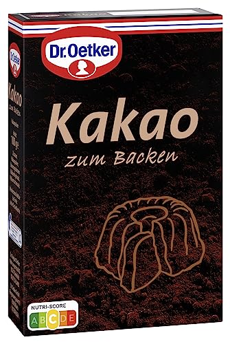 Dr. Oetker Kakao zum Backen, 11 x 100 g, ohne Zuckerzuatz, vollmundiges Aroma für köstliche Desserts, Pudding & Trinkschokolade, Backkakao für Schokoladen-Kuchen, vegan Dr. Oetker Kakao zum Backen, 11 x 100 g, ohne Zuckerzuatz, vollmundiges Aroma für köstliche Desserts, Pudding & Trinkschokolade, Backkakao für Schokoladen-Kuchen, vegan von Dr. Oetker