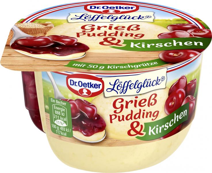 Dr. Oetker Löffelglück Grießpudding & Kirschen von Dr. Oetker