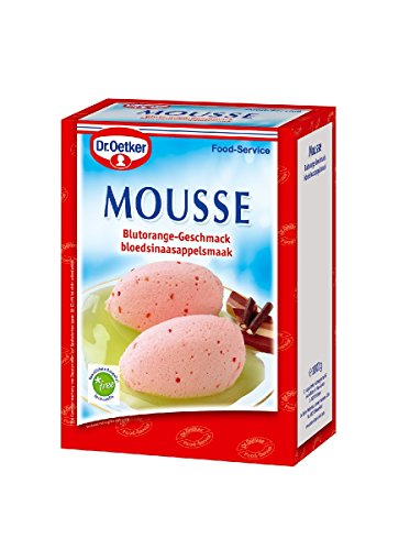 Dr. Oetker Mousse Blutorange-Geschmack 1 kg, 1er Pack (1 x 1 kg) von Dr. Oetker