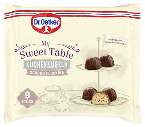 Dr. Oetker My Sweet Table Kuchenkugeln Schoko Flockina 5er Pack kleine Fertigkuchen als leckerer Snack für zwischendurch (5 x 150g) von Dr. Oetker