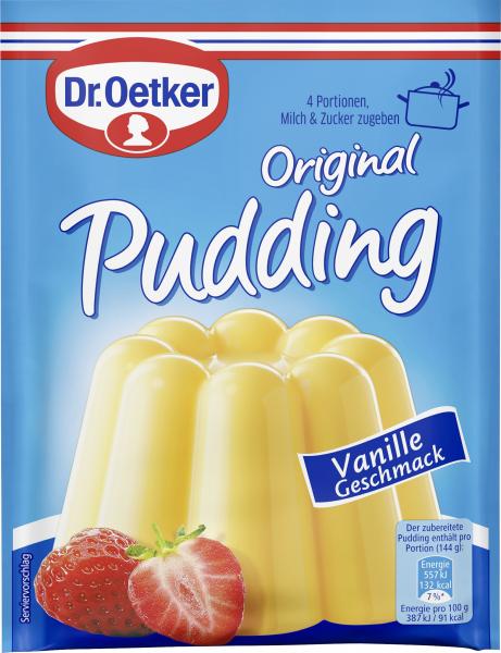 Dr. Oetker Original Pudding Vanille von Dr. Oetker