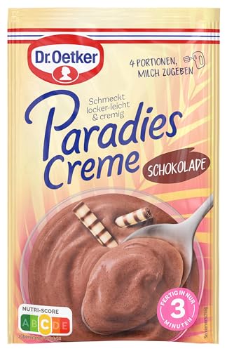Dr. Oetker Paradies Creme Schokolade 13er Pack, 13 x 74 g Dessertpulver mit Schokoladen-Geschmack zur Zubereitung eines Creme-Desserts, jeweils vier Portionen. von Dr. Oetker