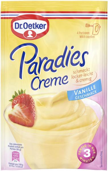 Dr. Oetker Paradies Creme Vanille von Dr. Oetker