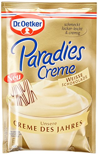 Dr. Oetker Paradies Creme des Jahres weiße Schokolade, 11er Pack (11 x 70 g) von Dr. Oetker