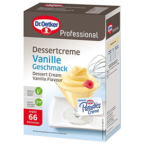 Dr. Oetker Professional Dessertcreme mit Vanille-Geschmack, Dessertpulver in 1 kg Packung von Dr. Oetker