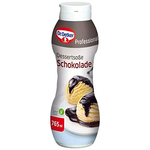 Dr. Oetker Professional, Dessertsoße Schokolade, 765 ml Flasche, Anti-Tropf-Verschluss, Wiederverschließbar, handliche Dosierflasche, 1-39-252313 Dr. Oetker Professional, Dessertsoße Schokolade, 765 ml Flasche, Anti-Tropf-Verschluss, Wiederverschließbar, handliche Dosierflasche, 1-39-252313 von Dr. Oetker