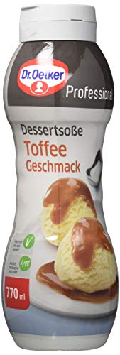 Dr. Oetker Professional, Dessertsoße Toffee-Geschmack, 770 ml Flasche, Anti-Tropf-Verschluss, Wiederverschließbar, handliche Dosierflasche, 1-39-252311 Dr. Oetker Professional, Dessertsoße Toffee-Geschmack, 770 ml Flasche, Anti-Tropf-Verschluss, Wiederverschließbar, handliche Dosierflasche, 1-39-252311 von Dr. Oetker
