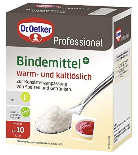 Dr. Oetker Professional Bindemittel plus für Speisen und Getränke, Instantpulver in 400 g Packung, 1-39-262000 Dr. Oetker Professional Bindemittel plus für Speisen und Getränke, Instantpulver in 400 g Packung, 1-39-262000 von Dr. Oetker