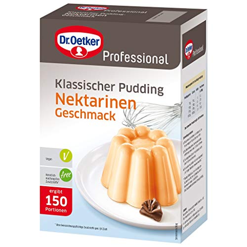 Dr. Oetker Pudding Nektarinen-Geschmack 1 kg, 1er Pack (1 x 1 kg) von Dr. Oetker