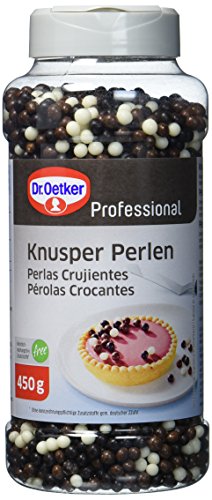Dr. Oetker Professional Knusper Perlen, 3 Farben, 450 g Dose von Dr. Oetker