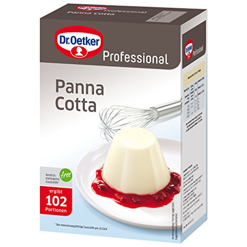 Dr. Oetker Professional Panna Cotta, Dessertpulver in 1,1 kg Packung von Dr. Oetker