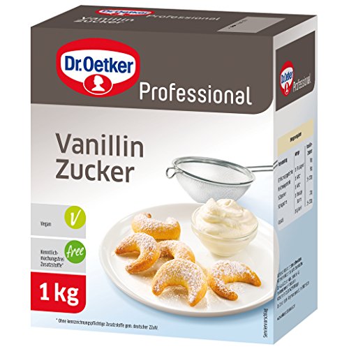 Dr. Oetker Professional Vanillin-Zucker, 1er Pack (1 x 1 kg) von Dr. Oetker