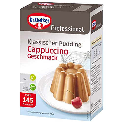Dr. Oetker Professional Klassischer Pudding mit Cappuccino-Geschmack, Puddingpulver in 1 kg Packung von Dr. Oetker