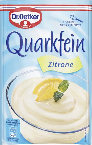 Dr. Oetker Quarkfein Zitrone von Dr. Oetker