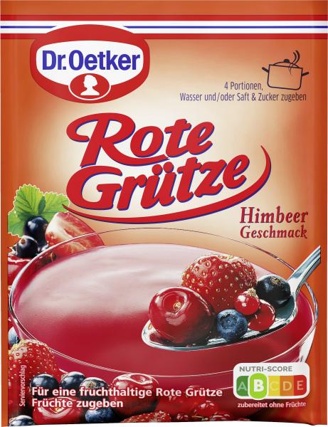 Dr. Oetker Rote Grütze Himbeer Geschmack von Dr. Oetker