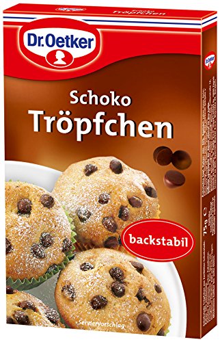 Dr. Oetker - Schoko Tröpfchen Backzutat - 75g Dr. Oetker - Schoko Tröpfchen Backzutat - 75g von Dr. Oetker