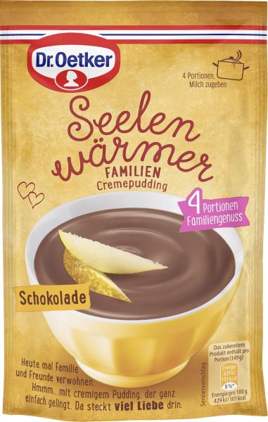 Dr. Oetker Seelenwärmer Familien Cremepudding Schokolade von Dr. Oetker