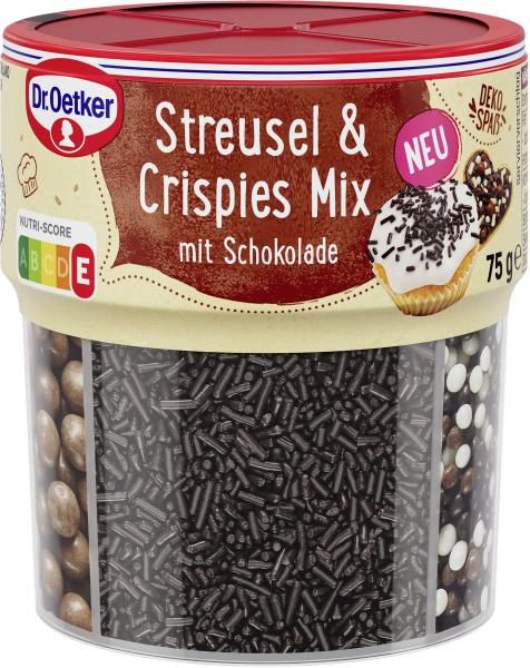 Dr. Oetker Streusel & Crispies Mix mit Schokolade von Dr. Oetker