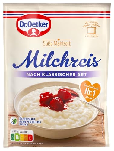 Dr. Oetker Süße Mahlzeit Milchreis nach klassischer Art, 16er Pack – Milchreis-Mischung für einen Klassik Milchreis. Eine einfache und schnelle Zwischenmahlzeit Dr. Oetker Süße Mahlzeit Milchreis nach klassischer Art, 16er Pack – Milchreis-Mischung für einen Klassik Milchreis. Eine einfache und schnelle Zwischenmahlzeit von Dr. Oetker