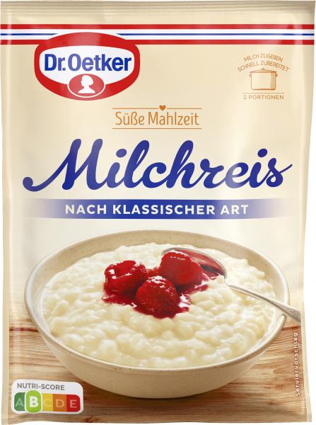 Dr. Oetker Süße Mahlzeit Milchreis nach klassischer Art von Dr. Oetker