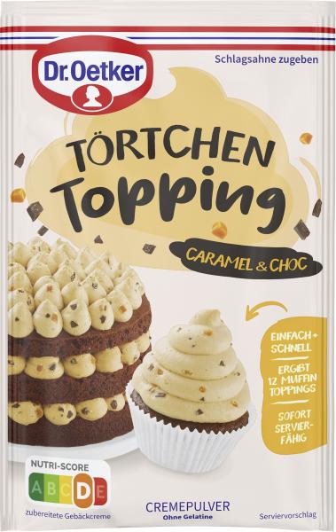 Dr. Oetker Törtchen Topping Caramel & Choc von Dr. Oetker