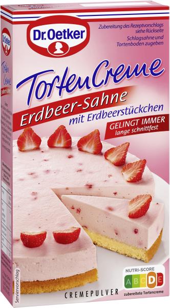 Dr. Oetker Torten Creme Erdbeer-Sahne von Dr. Oetker