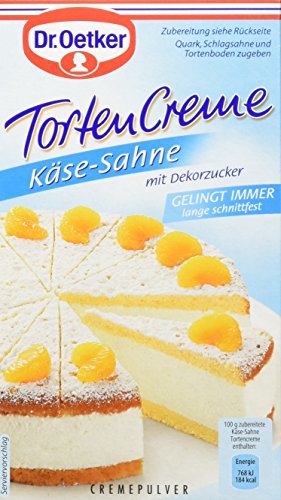 Dr. Oetker Tortencreme Käse-Sahne, 11er Pack (11 x 150 g) von Dr. Oetker