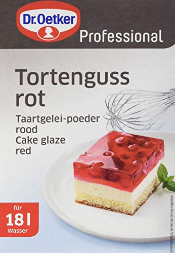 Dr. Oetker Professional Tortenguss, rot, 1er Pack (1 x 1 kg) von Dr. Oetker