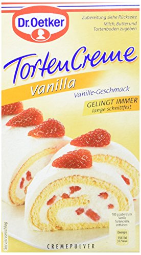 Dr. Oetker Vanilla Tortencreme, 5er Pack (5 x 140 g) von Dr. Oetker