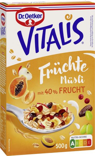 Dr. Oetker Vitalis Früchtemüsli von Dr. Oetker